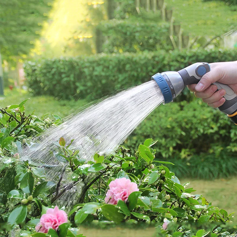 Tuyau d'arrosage Flexible et Extensible avec pistolet à eau, haute  pression, pour le jardin et l'irrigation de la ferme - AliExpress