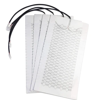 

Vehemo 4Pcs Carbon Fiber Car Heater Car Seat Heating Mat Cushion Seat Heating Pad Vehicle Cover Warm Two-Seater