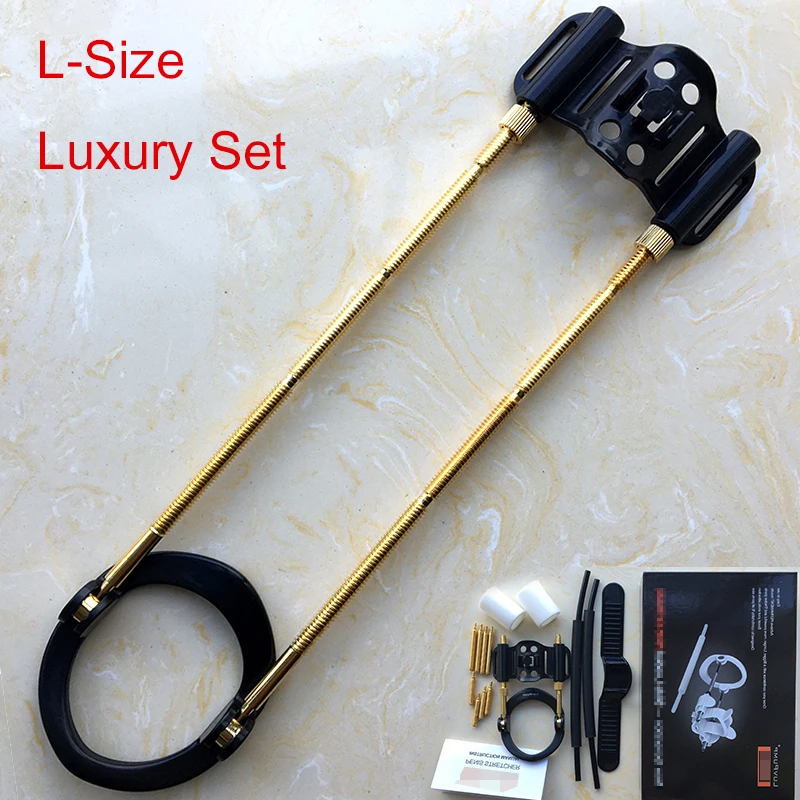 S-L Luxury Set Enlargement Penis Extender Medical Kegel exercis Penis pump Enlarger Stretcher Enhancement Kit Tension Sex Toy