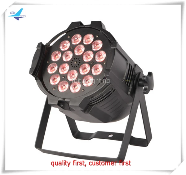 E-2pcs-12pcs Led par 64 dmx квадрат RGBW 18x10w 4in1 светодиодный Номинальный DJ этап KTV осветительный прибор