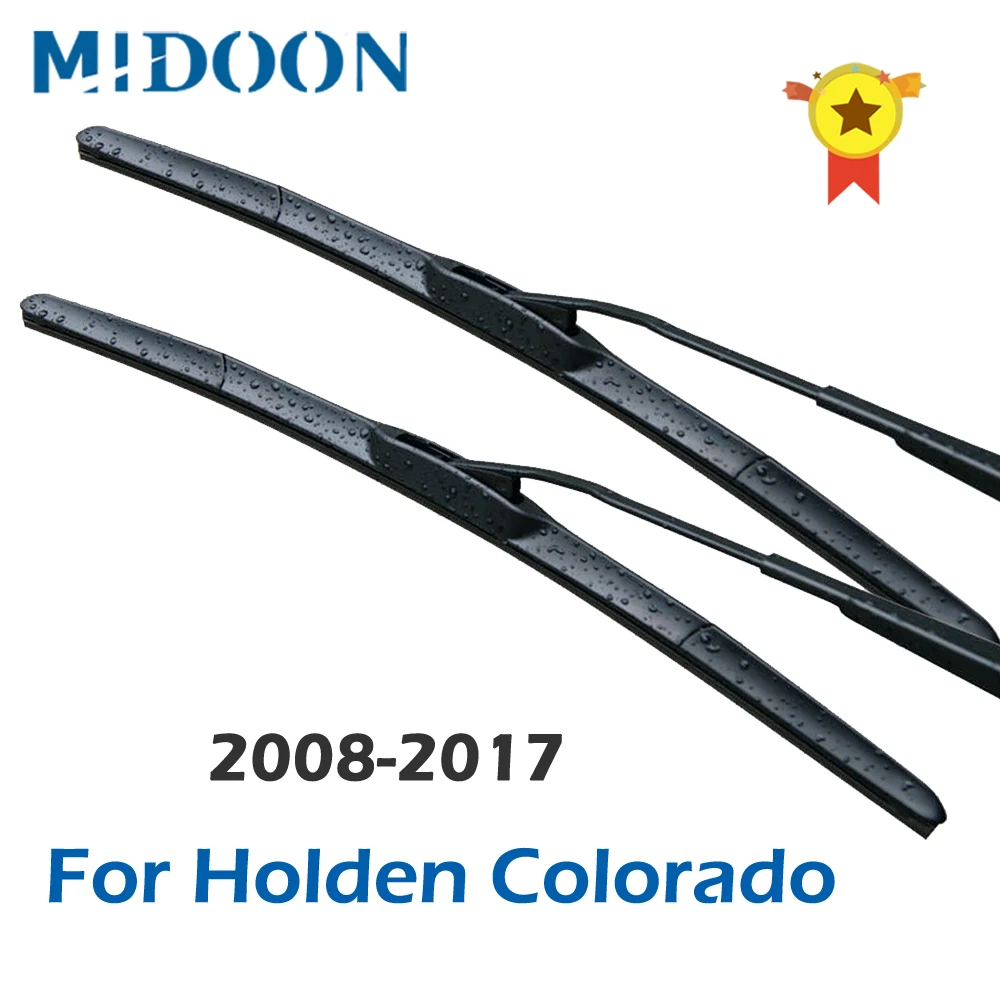 MIDOON Wiper Blades for Holden Colorado RC RG Fit Hook / Top Lock Arms 2008 2009 2010 2011 2012 2013 2014 2015 2016 2017 | Автомобили и