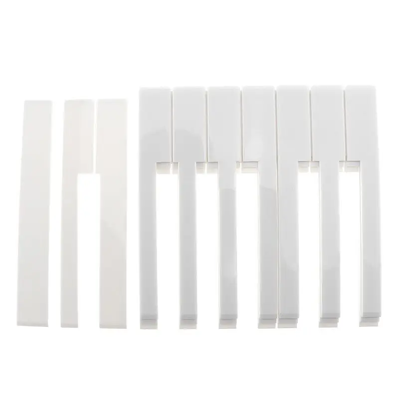 

52pcs Piano Accessories Piano Keytop Repair Parts with White Color for Piano
