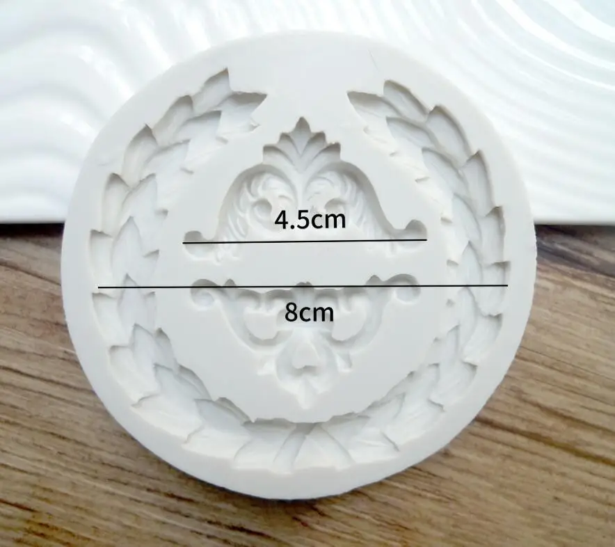

Silicone Mold Large Roman Leaf Scroll Flower silicone mold mould sugar craft fondant cake decorating animal mould baking tool