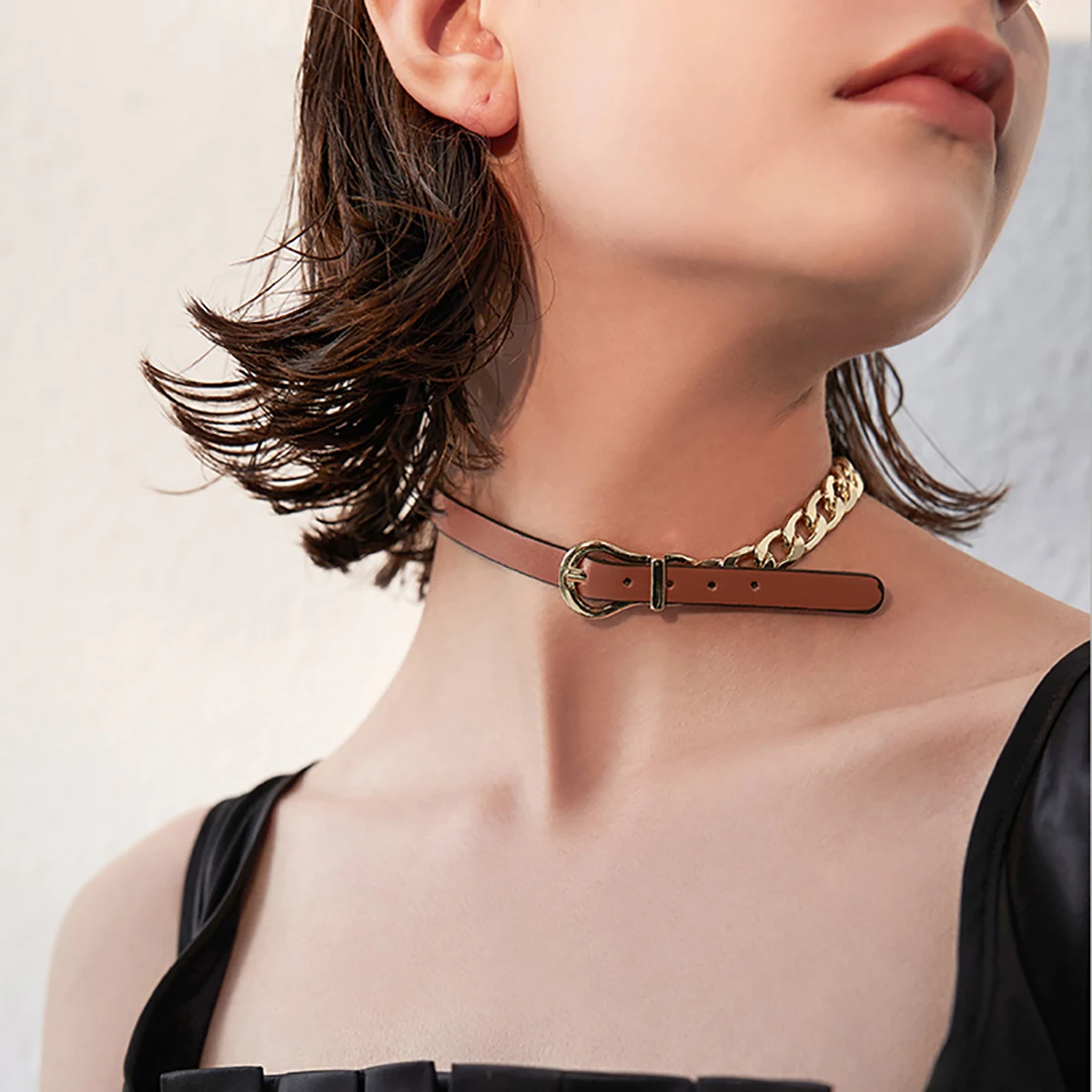 Dolce & Gabbana Charm Leather Choker Necklace - Farfetch