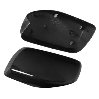 

Plastic Door Side Mirror Cover Cap 51167078360 51167078359 Door Side Wing Mirror Cover Cap For BMW E60 E61 2004-2007