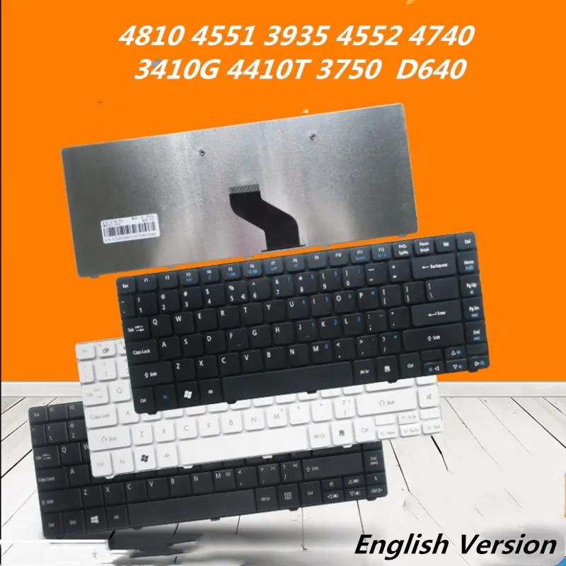 Laptop English Keyboard For ACER 4810 4551 3935 4552 4740 3410G 4410T 3750 D640 Notebook Replacement layout | Компьютеры и офис
