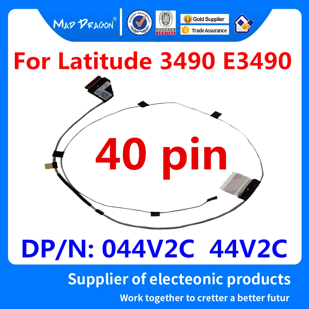 

new original Laptop new 14" LCD Video Cable for Dell Latitude 3490 E3490 DAL10 LCD OTP IR EDP CABLE 044V2C 44V2C DC02002YR00