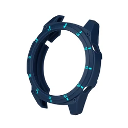 TPU Edge Protector Case Cover for Huawei Watch GT2 46mm - Soft Shell Sleeve (Dark - blue blue)