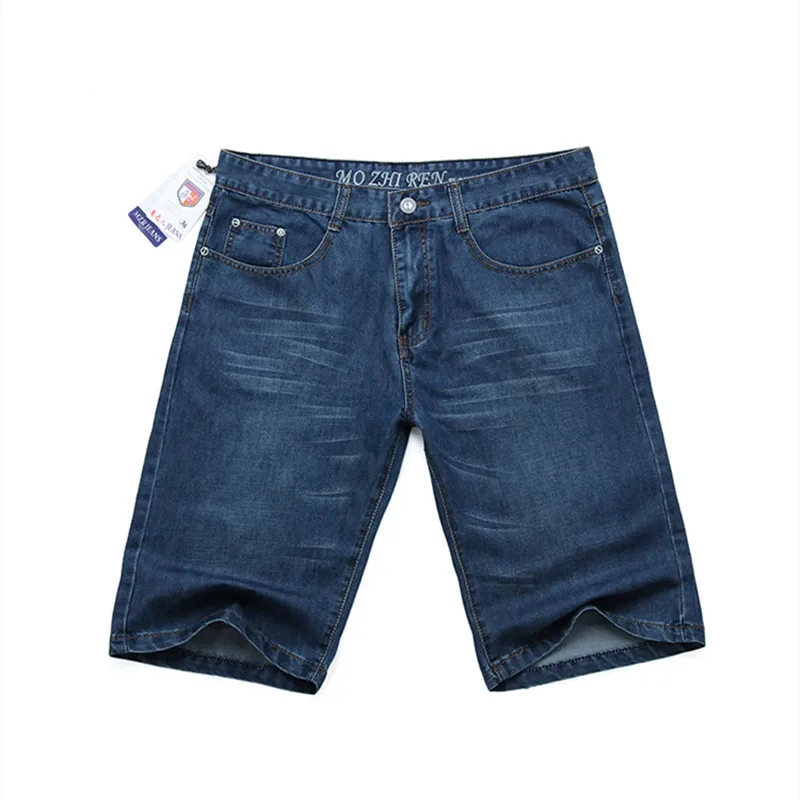 Новые летние джинсовые шорты мужские свободные супер большие джинсовые шорты высокого качества 90% хлопок стрейч мужские короткие джинсы плюс большие размеры 32 до 52