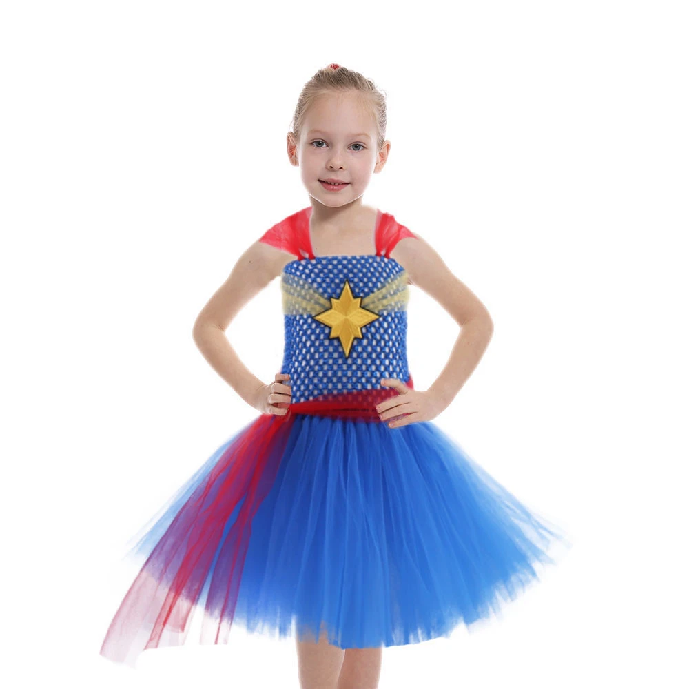 Детский карнавальный костюм Harley Quinn платье пачка с повязкой на голову для девочек