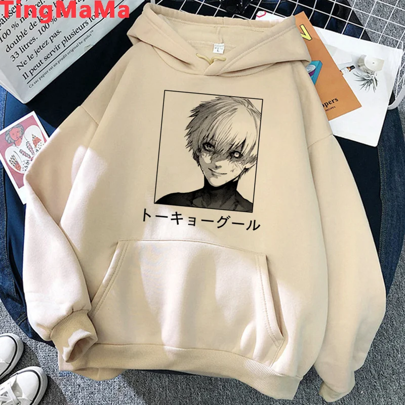 

Tokyo Ghoul Kaneki Ken hoodies men Oversized Korea harajuku printed male hoddies hoody y2k aesthetic