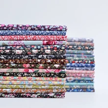 150x50 см, пасторальный стиль, маленькая Цветочная хлопковая ткань, детское платье, сделай сам, одежда для малышей, ткань