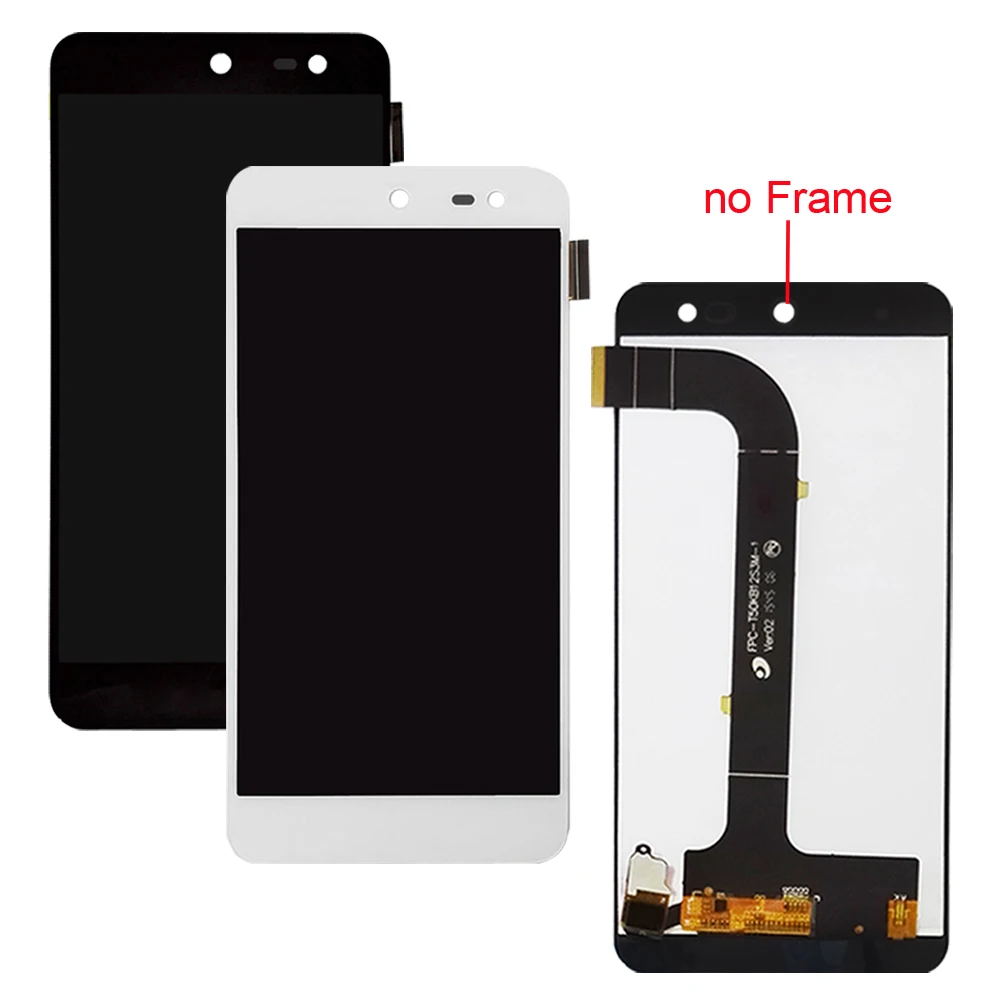 Tanie WEICHENG Wileyfox Swift ekran dotykowy + montaż ekranu wyświetlacza lcd do Wileyfox swift lcd z ramką wymiana smartfona + narzędzia