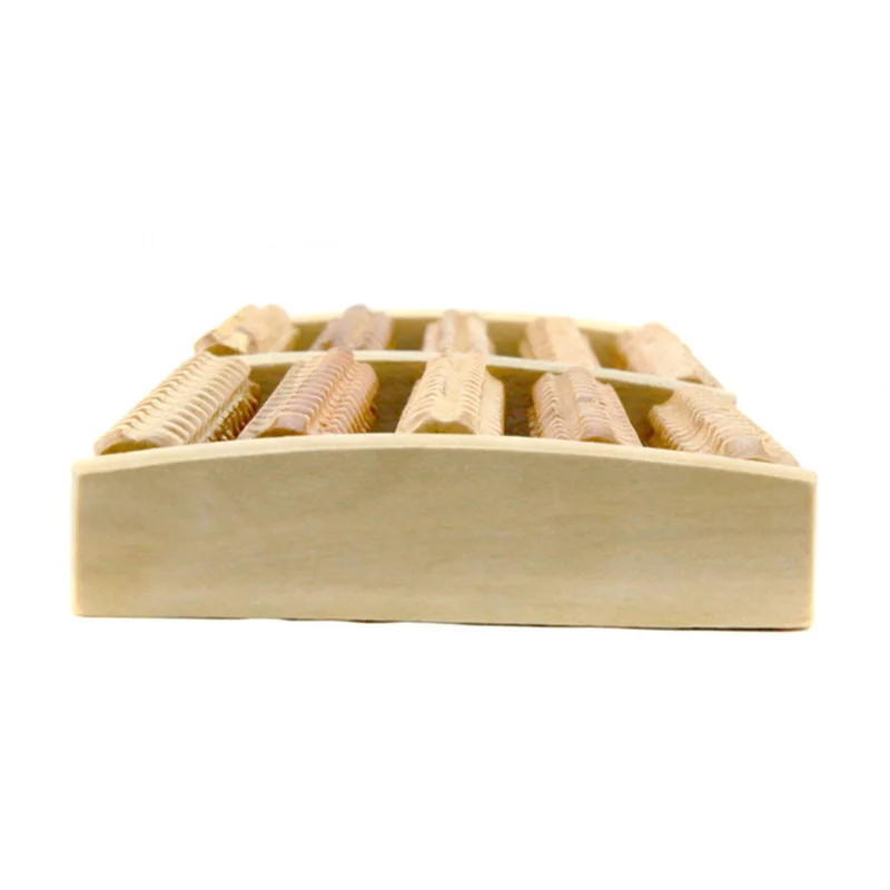 3 5 Row Wooden Foot Roller Wood Care - Image 4