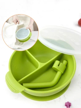 

Britain Cool And Easy Children Mesh Division Food Open Reel Tape Cover Sucker Type Defence Fall Baby Food Supplement Silica Gel