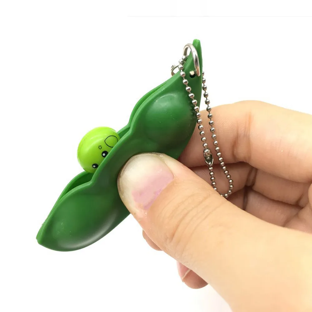 Сжимаемые игрушки Bean стресс анти-стресс Bean сжимаемые игрушки брелок для улучшения фокуса игрушка для Рождественский подарок Y815