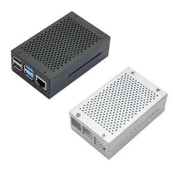 

For Raspberry Pi 4 Aluminum Case, for Raspberry Pi 4 Metal Case with Cooling Fan and Heatsinks for Raspberry Pi 4 Model B