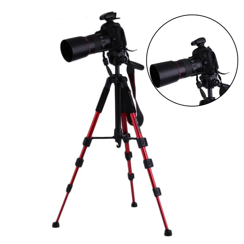 Zomei Professional Aluminium Camera Tripod Portable Travel Tripod Accessories Stand with Pan Head for SLR DSLR Digital Camera
