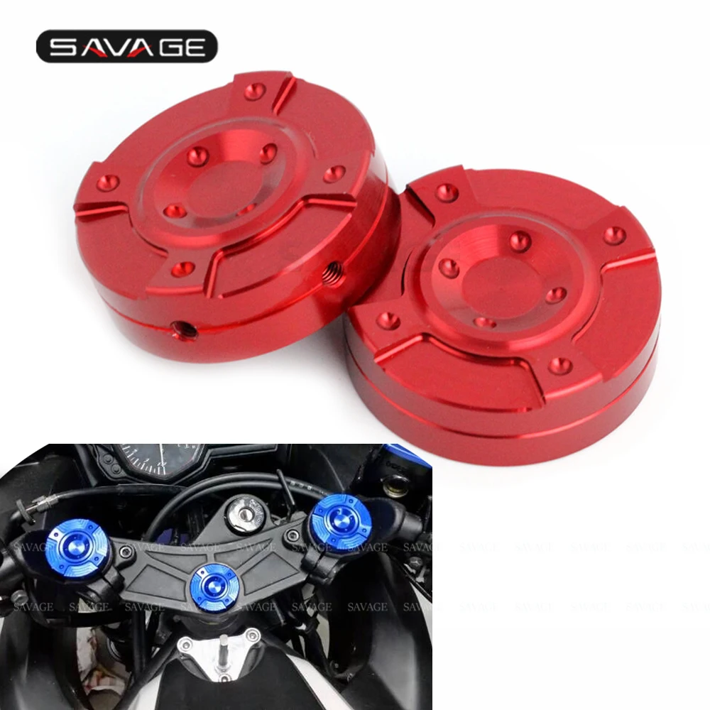 Передняя крышка вилки для YAMAHA YZF-R25 2014 2015 2016 YZF R3 2018 аксессуары мотоциклов с тройным