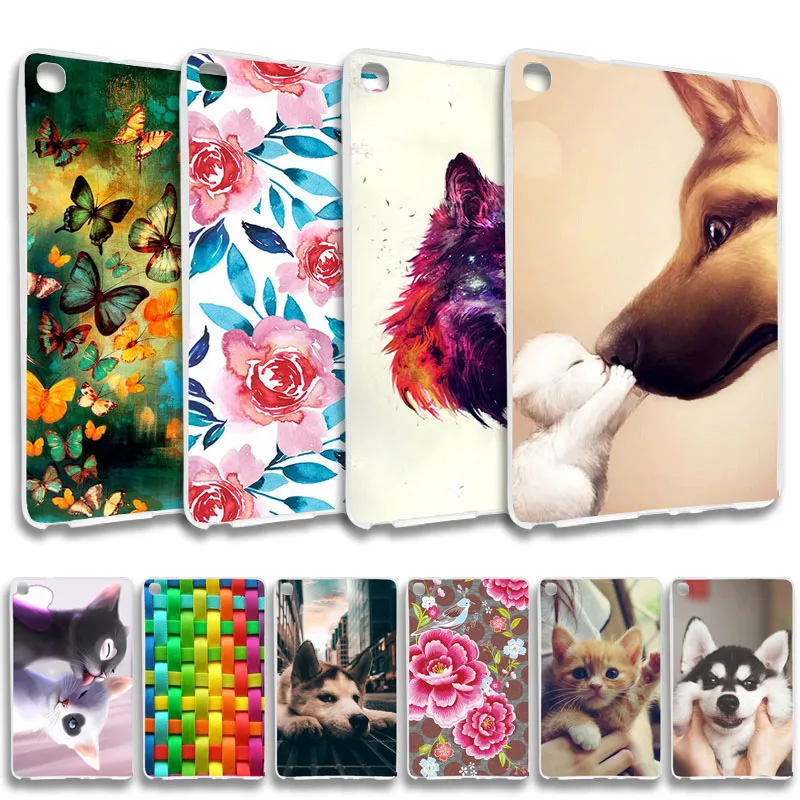 

Tablet Case For Samsung Galaxy Tab A 8.0 Inch 2019 S Pen TPU Silicone Cover For Galaxy Tab A with S Pen SM-P200 SM-P205 Funda