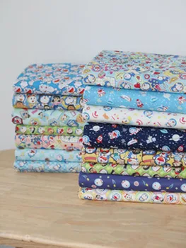 

Japanese Cartoon Anime Cotton Fabric Sewing Quilting Printed Fabric for Patchwork Needlework DIY Handmade Material :27*22cm