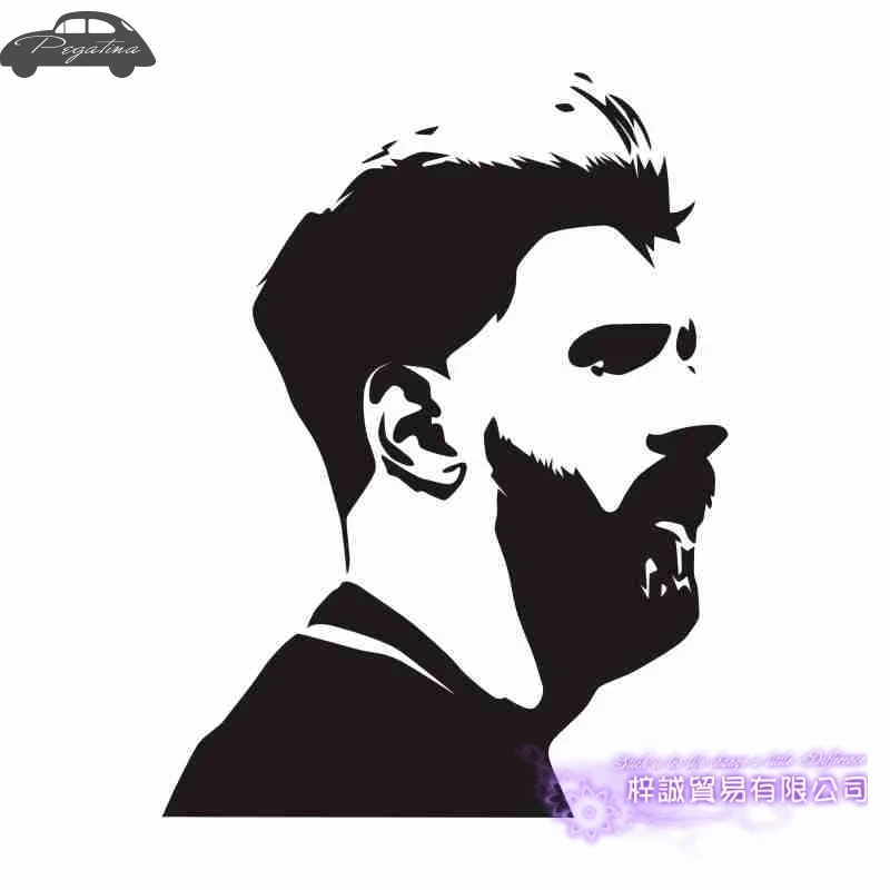 DCTAL Lionel Messi Football Player Sticker Sports Soccer Car Decal Helmets Kids Room Posters Vinyl Wall Decals