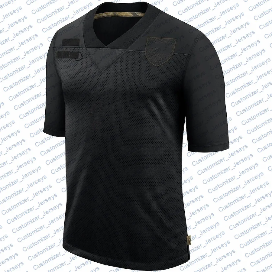 2020 el más nuevo Josh Jacobs Ezequiel Elliott Dak Prescott Josh Allen George Kittle Cam Newton Tom Brady Jersey negro