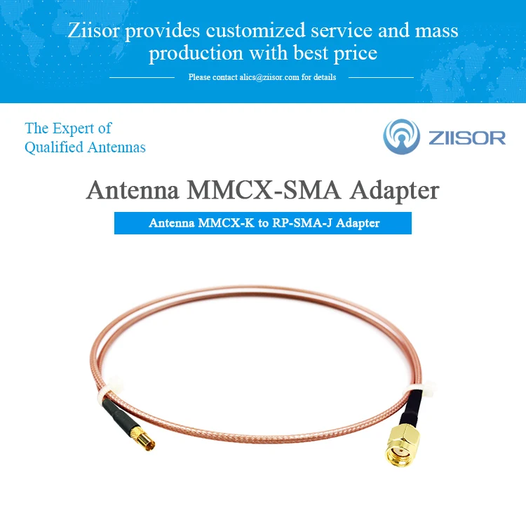 Антенный разъем расширяемый кабель с адаптером MMCX Female to RP SMA Female RG316 Feeder удлинитель провода