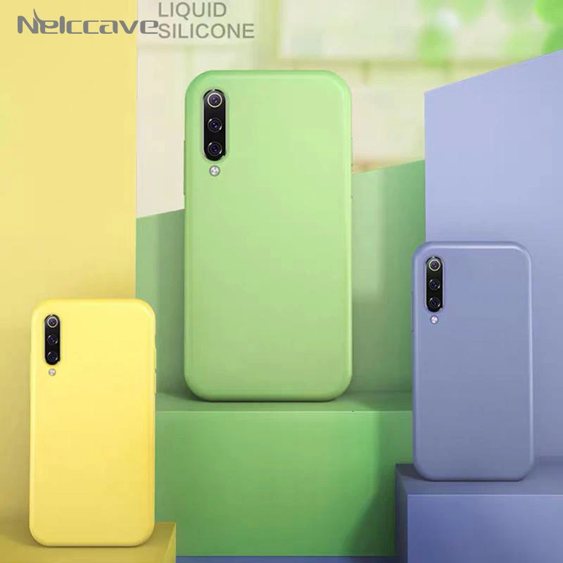 500 шт жидкий силиконовый чехол для Xiao mi 9 SE 8 Lite CC9 CC9E 9T A3 A2 6 Play x 2 2S 3 Мягкая тонкая