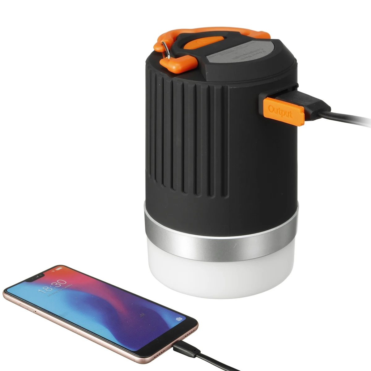4 Вт 4 режима портативный походный фонарь Многофункциональный USB Перезаряжаемый светодиодный светильник 10400 мАч Внешний аккумулятор водонепроницаемый фонарь аварийная лампа