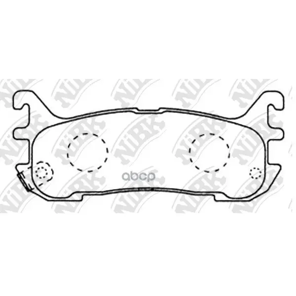 Pn5365-Nibk_!Колодки Дисковые З Mazda 323 1.8i 16v/2.0i 24v 94-98 Nibk Pn5365 NiBK арт. PN5365