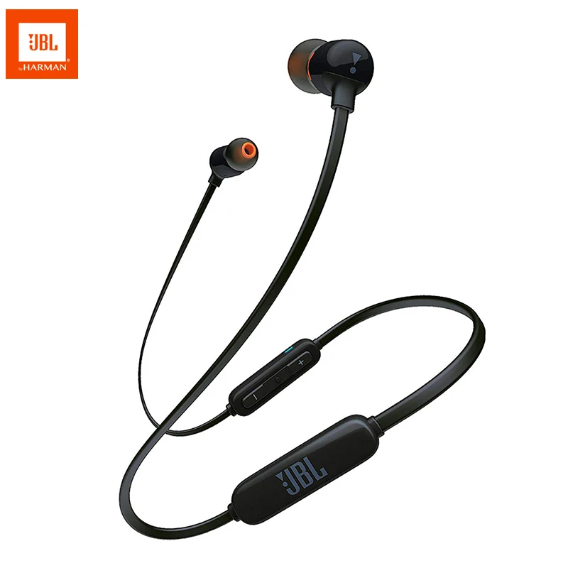JBL T110BT Wireless Wired Bluetooth Earphone Deep Bass Sound Magnetic Sports Running Headphone Music Headset 3 Button Remote