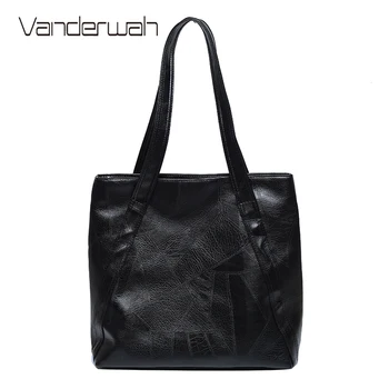 

Pu Leather Hand Bag Simple Casual Shoulder Bags for Women 2020 New Luxury Large Capacity Ladies Handbag Purses and Handbags Sac