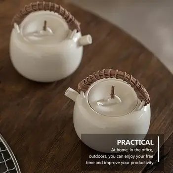 

Heat-resistant Teapot Portable Ceramics Pot Ceramics Tea Kettle Delicate Tea Pot