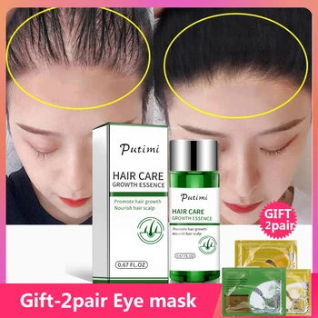 

PUTIMI Hair Growth Essence Plant Essence Effective Anti Hair Loss Nourishing Hair Roots For Women Men Health Care Treatment 20ml