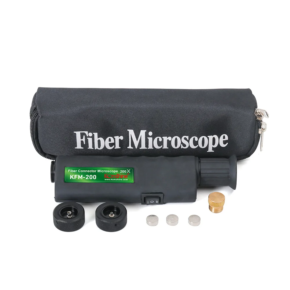 Free Shipping 400times Handheld Fiber Optic Magnifier Optical Fiber Microscope Fiber End Face Detector