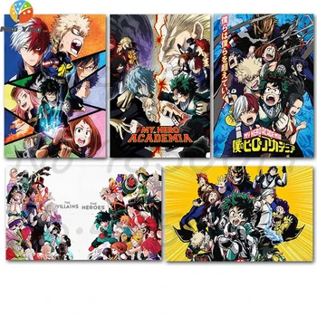 

Paintings Full Round Drill Diy My Hero Academia Fire Diamond Acrylic Embroidery Sale Canvas Picture Mosaic Home Decorative