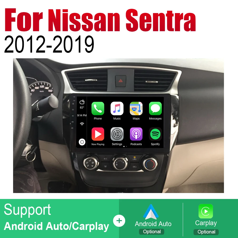 Top ZaiXi Auto Player GPS Navigation For Nissan Sentra 2012~2019 Car Android Multimedia System Screen Radio Stereo 3