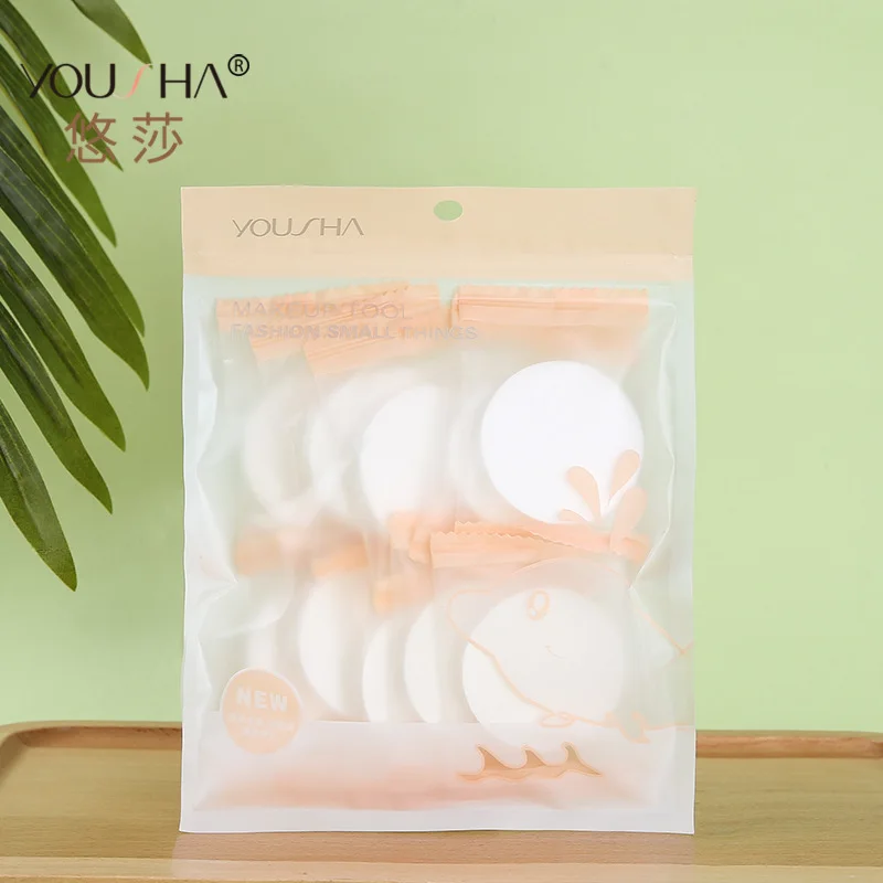 

10 PCs Compression Face Towel Nonwoven Fabric Individual Package Disposable Cleaning Travel Size YM021