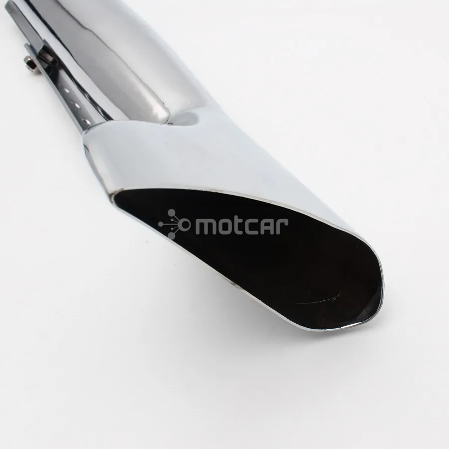 1 комплект хромированная выхлопная труба для мотоцикла с рыбьим хвостом