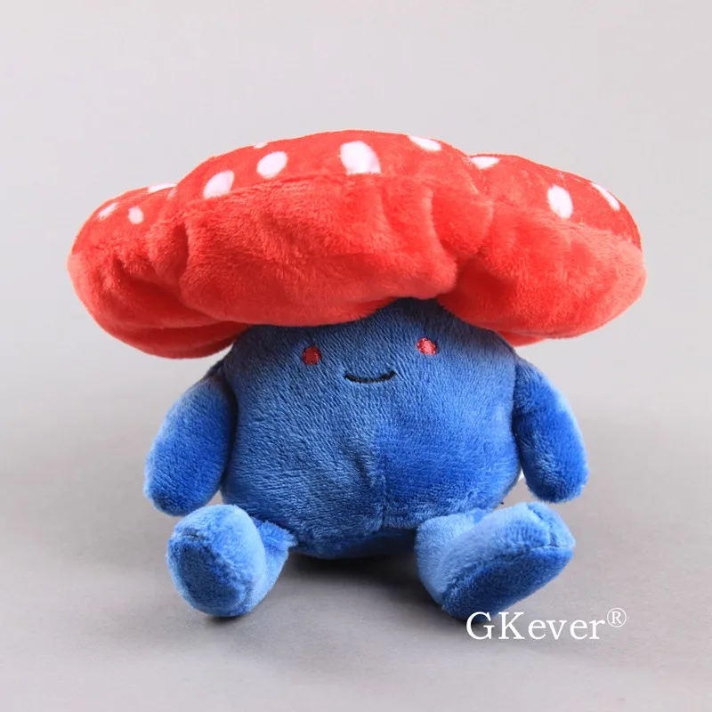 

4"10 cm Vileplume Plush Keychain Mini Soft Stffed Dolls Gift for Children