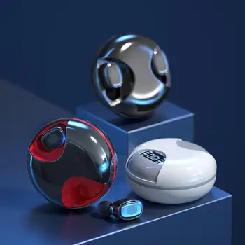 

Waterproof touch control wireless headset TWS Bluetooth V5.0 Wireless Headset Earphone with Microphone Power Display HiFi