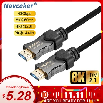 

Latest 48Gbps 8K HDMI 2.1 Cable BT2020 8K@60Hz 2.1 HDMI Cables 4K Cabo HDMI 2.1 UHD HDMI Cable 2.1 HDR 8K Cable for PS4 LG TV