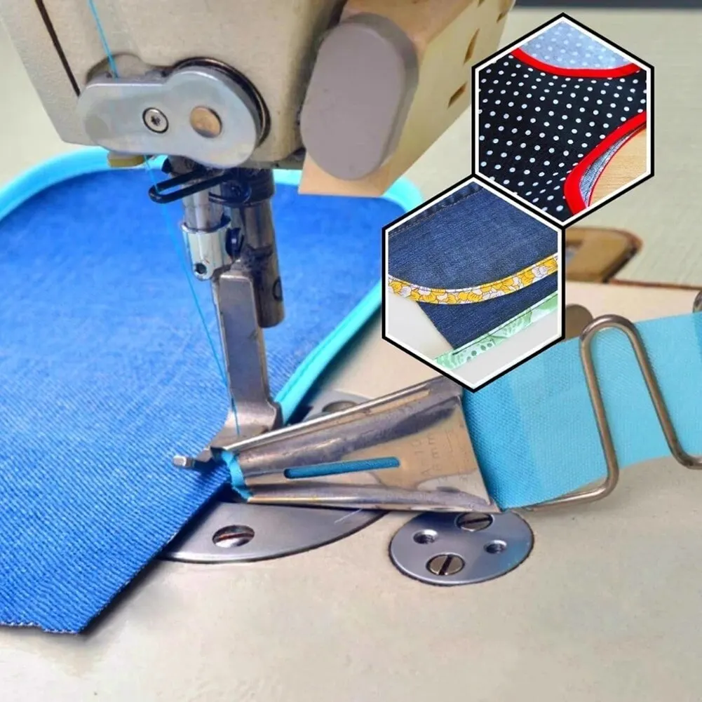 Bias Binder Foot Right Angle Binder Foot For Lockstitch Machine Sewing