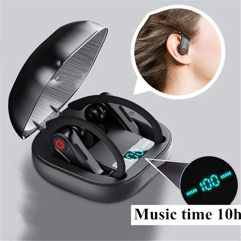 

Bluetooth 5.0 Earphones TWS Wireless Headphones Handsfree Headphone Sports Earbuds Touch Control Headphone with Charging Case
