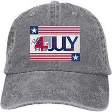 Мужская и женская бейсболка с днем независимости, джинсовая кепка для папы, Кепка для водителя грузовика