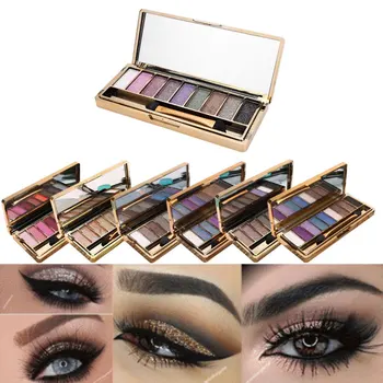 

9 Colors Shimmer Eyeshadow Palette Matte Eyeshadow Naked Palette Glitter Eye Shadow Make Up Tool Nude Makeup Set Newly