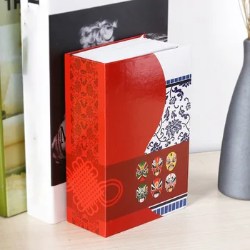 

Piggy Bank Password Key Cash Money Security Box Chinese Style Jewelry Storage Dictionary Book Secret Birthday Gift Practical