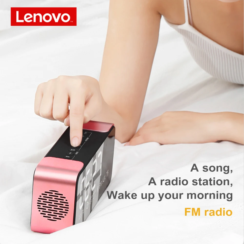 Lenovo L022 Bluetooth speakers portable wireless speakers Subwoofer speakers bluetooth 5.0 LED Alarm clock TF card AUX speakers Lenovo L022 Bluetooth speakers portable wireless speakers Subwoofer speakers bluetooth 5.0 LED Alarm clock TF card AUX speakers