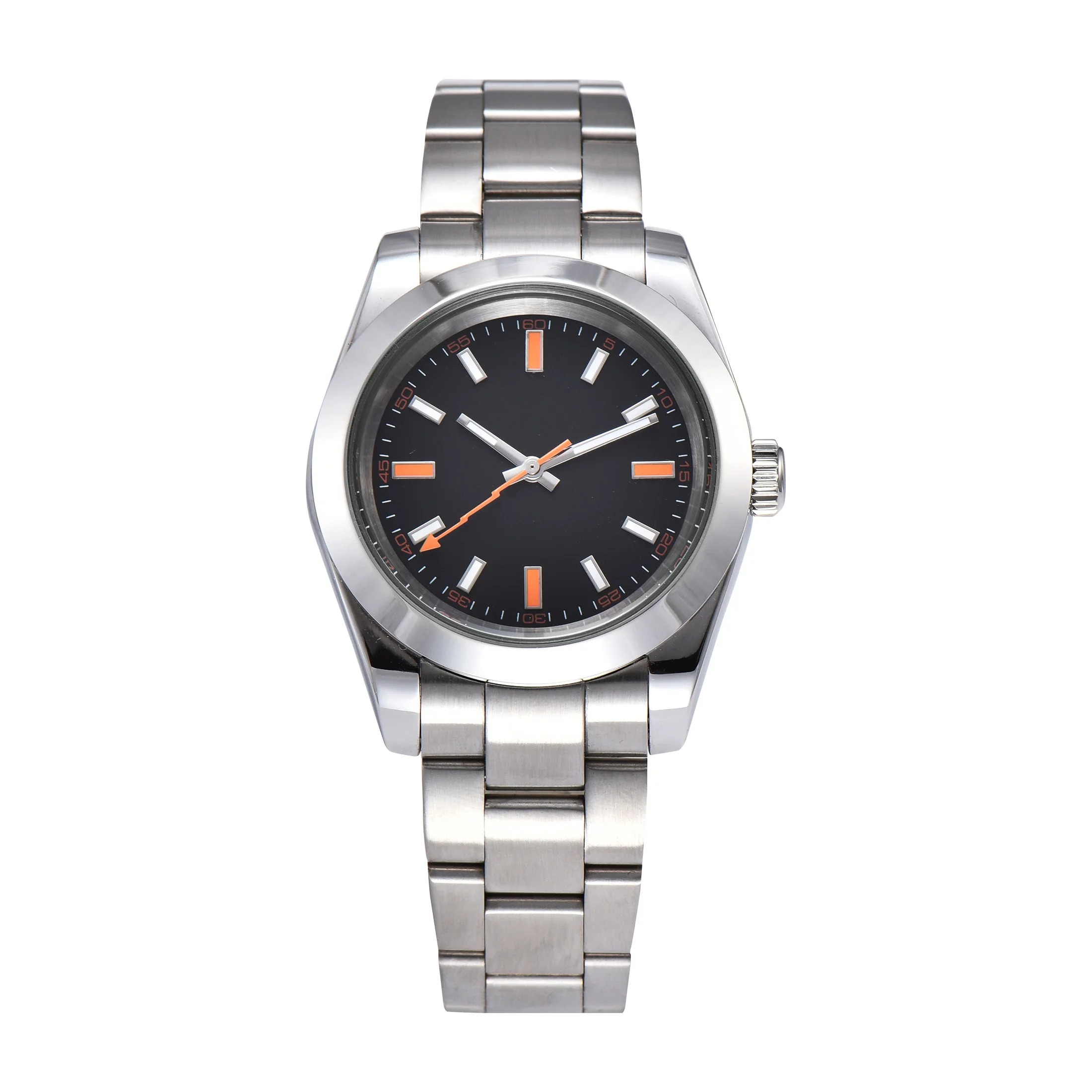 

watch men automatic mechanical watch Luminous waterproof stainless steel 40MM LLS83